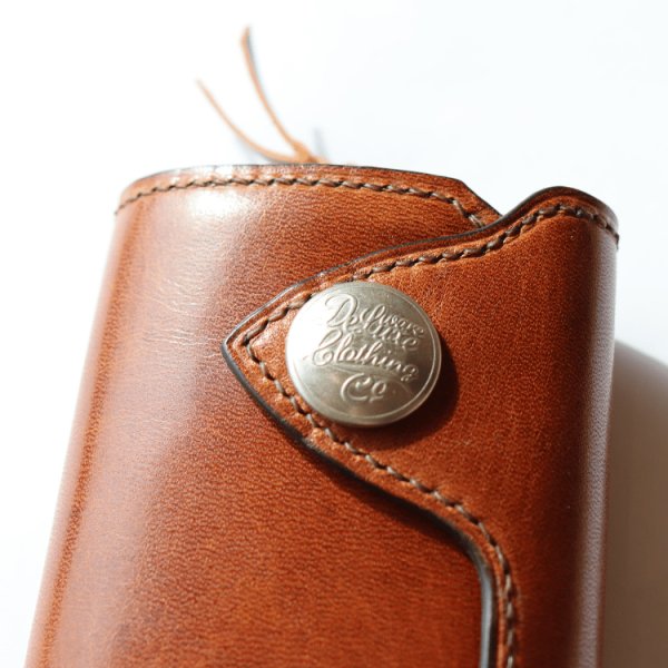 画像3: DELUXEWARE デラックスウエア DLW-005 THREEFOLD WALLET 3つ折りウォレット お財布 コンパクト  HORSEHIDE ホースハイド deluxeware デラックスウエア (3)