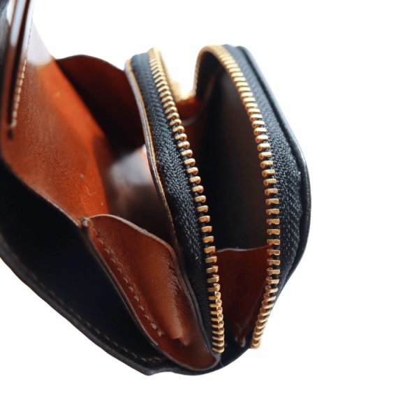 画像9: DELUXEWARE デラックスウエア DLW-005 THREEFOLD WALLET 3つ折りウォレット お財布 コンパクト  HORSEHIDE ホースハイド deluxeware デラックスウエア (9)