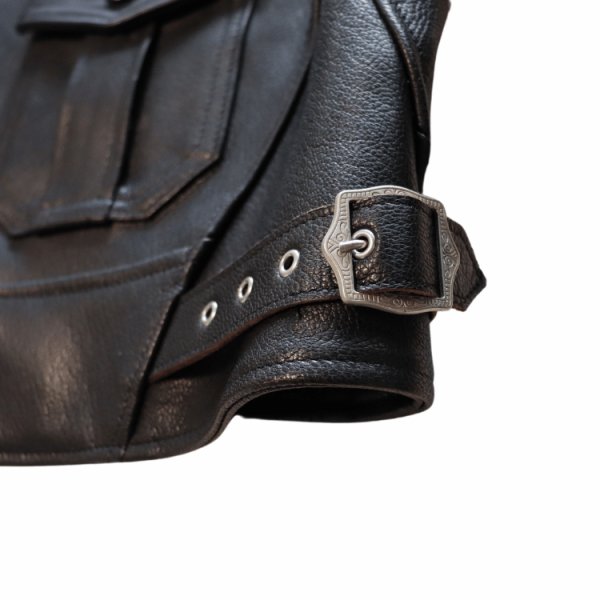 画像8: DAPPER'S ダッパーズ LOT 1743 30’s Style A-1 Type Goatskin Leather Jacket 30年代スタイル ゴートスキンレザージャケット スプリングジャケット コサックジャケット 大変希少なA-1 Typeコサックジャケットがデザインベース! (8)