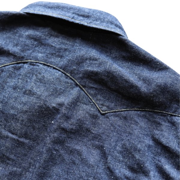 画像15: JELADO ジェラード Vaquero Shirt  JP11115 ショートホーン デニムウェスタンシャツ アメカジ 長袖シャツ long sleeves ヴィンテージを再現 5ozデニム DENIM リベット型スナップボタン Madeinjapan (15)
