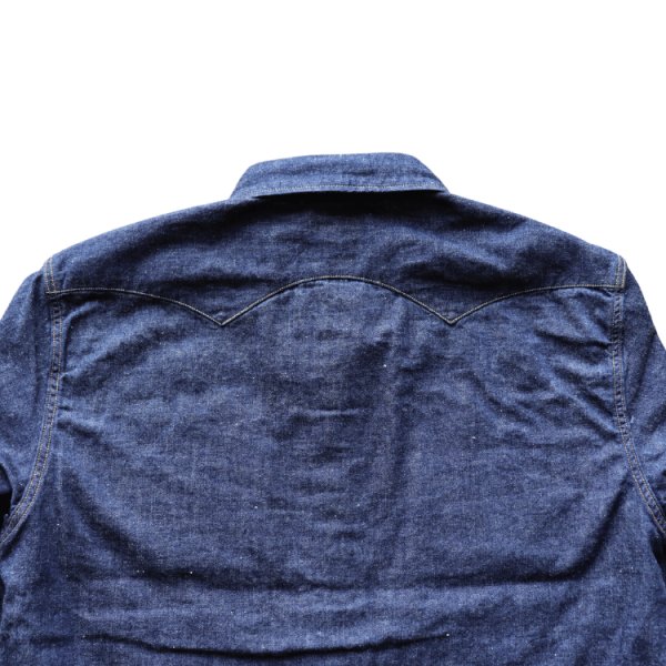 画像13: JELADO ジェラード Vaquero Shirt  JP11115 ショートホーン デニムウェスタンシャツ アメカジ 長袖シャツ long sleeves ヴィンテージを再現 5ozデニム DENIM リベット型スナップボタン Madeinjapan (13)