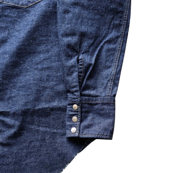 画像10: JELADO ジェラード Vaquero Shirt  JP11115 ショートホーン デニムウェスタンシャツ アメカジ 長袖シャツ long sleeves ヴィンテージを再現 5ozデニム DENIM リベット型スナップボタン Madeinjapan (10)