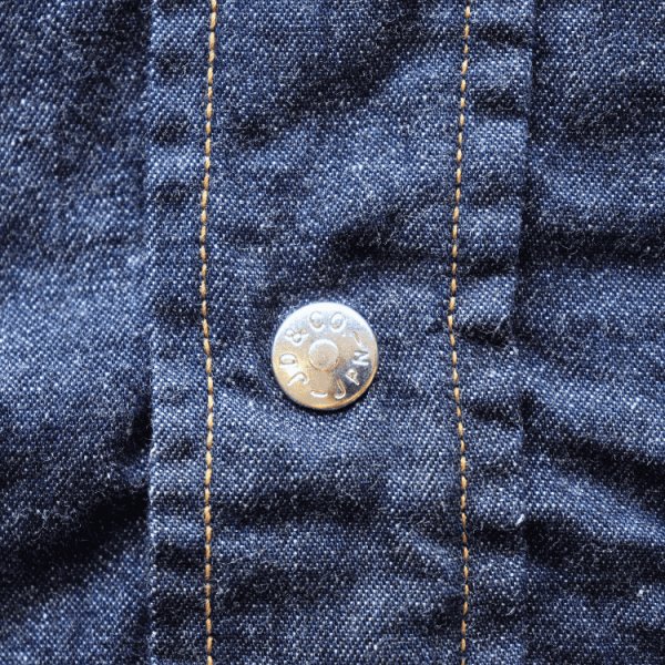 画像9: JELADO ジェラード Vaquero Shirt  JP11115 ショートホーン デニムウェスタンシャツ アメカジ 長袖シャツ long sleeves ヴィンテージを再現 5ozデニム DENIM リベット型スナップボタン Madeinjapan (9)