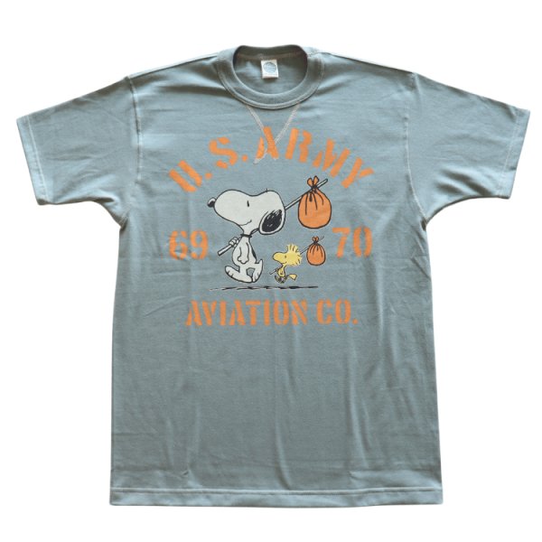 画像4: TOYS McCOY トイズマッコイ TMC2520 S/S SNOOPY TEE "U. S. ARMY AVIATION CO." 半袖Tシャツ SNOOPY スヌーピー WOODSTOCK ウッドストック U.S.ARMY コットン100% 日本製 (4)
