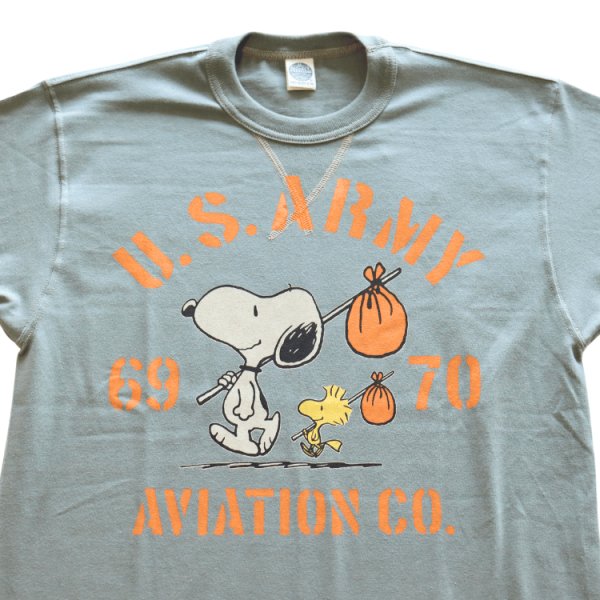 画像5: TOYS McCOY トイズマッコイ TMC2520 S/S SNOOPY TEE "U. S. ARMY AVIATION CO." 半袖Tシャツ SNOOPY スヌーピー WOODSTOCK ウッドストック U.S.ARMY コットン100% 日本製 (5)
