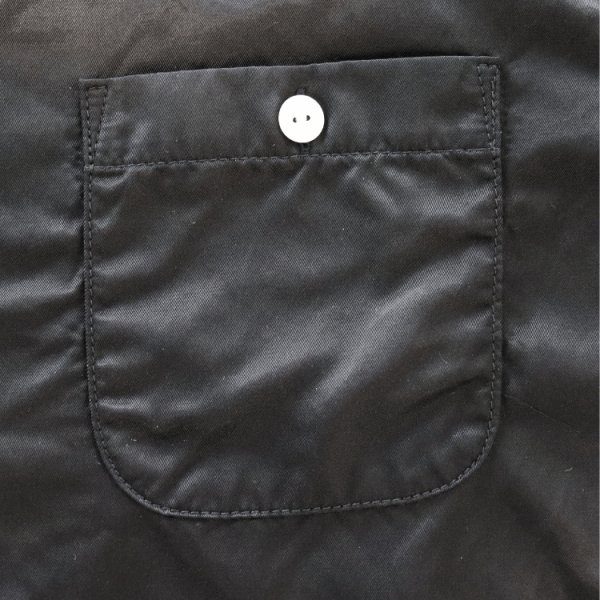 画像8: CUSHMAN クッシュマン 25490 R/C HAND STICH OPEN COLLAR SHIRTS レーヨンコットンハンドステッチ オープンカラーシャツ 長袖 long sleeve アメカジ カジュアル 1950年代 ループタイプ ボックス型 乳白色 猫目ボタン (8)