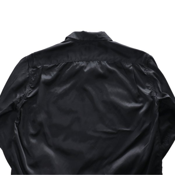 画像10: CUSHMAN クッシュマン 25490 R/C HAND STICH OPEN COLLAR SHIRTS レーヨンコットンハンドステッチ オープンカラーシャツ 長袖 long sleeve アメカジ カジュアル 1950年代 ループタイプ ボックス型 乳白色 猫目ボタン (10)