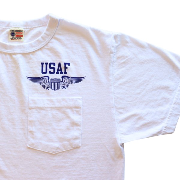 画像13: BUZZ RICKSON'S バズリクソンズ BR79579 S/S POCKET T-SHIRT U.S. AIR FORCE 半袖Tシャツ USAF ポケットT ミリタリーデザイン Made in USA (13)