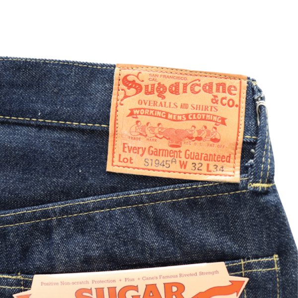 画像8: SUGAR CANE SC49001 Super “Denim” Collectibles #01 14oz. BLUE DENIM OVERALLS “S1945” MODEL  1945年後期モデル復刻！大戦モデル ブルーデニムウエストオーバーオールス  デニムパンツ ジーンズ ノンウォッシュ リジット 東洋エンタープライズ (8)