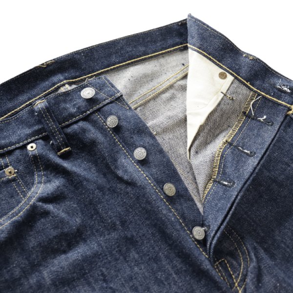 画像4: SUGAR CANE SC49001 Super “Denim” Collectibles #01 14oz. BLUE DENIM OVERALLS “S1945” MODEL  1945年後期モデル復刻！大戦モデル ブルーデニムウエストオーバーオールス  デニムパンツ ジーンズ ノンウォッシュ リジット 東洋エンタープライズ (4)