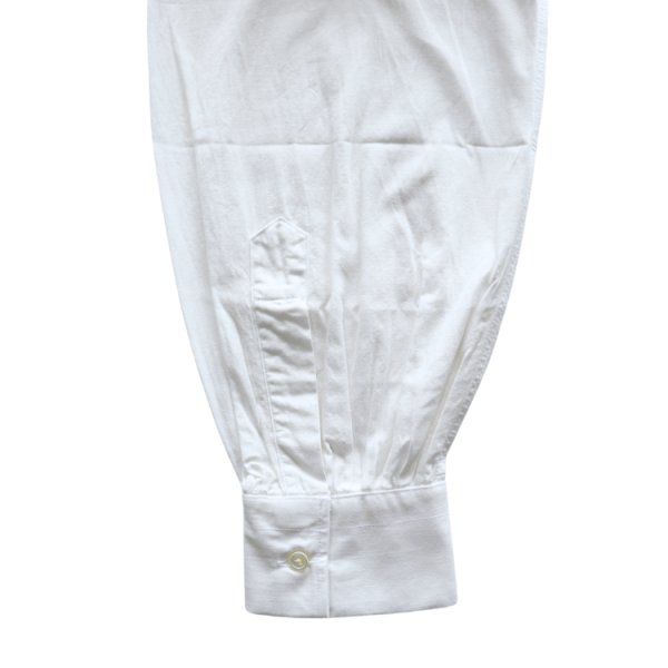 画像9: ORGUEIL オルゲイユ OR-5117 Rebuild White Shirt リビルドホワイトシャツ ブロードシャツ 二重仕様のカフス ワークシャツ ドレスシャツ 長袖シャツ long sleeve 前開き仕様Cotton100% 日本製 (9)
