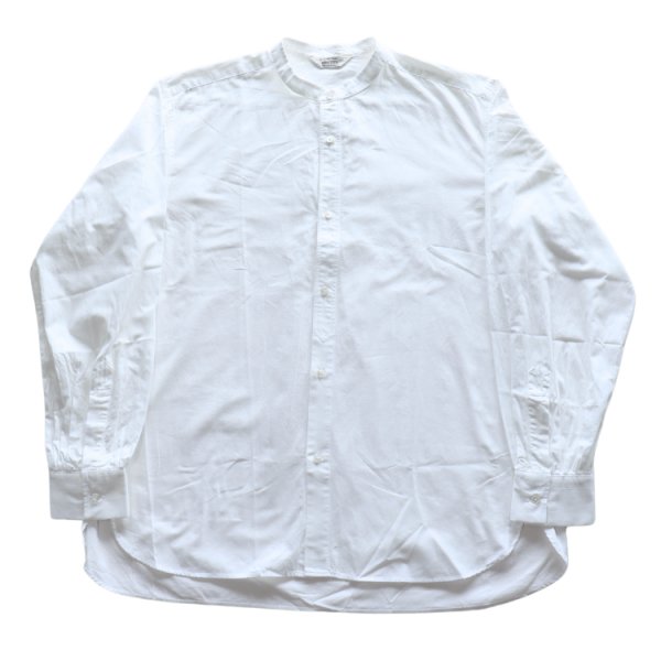 画像4: ORGUEIL オルゲイユ OR-5117 Rebuild White Shirt リビルドホワイトシャツ ブロードシャツ 二重仕様のカフス ワークシャツ ドレスシャツ 長袖シャツ long sleeve 前開き仕様Cotton100% 日本製 (4)
