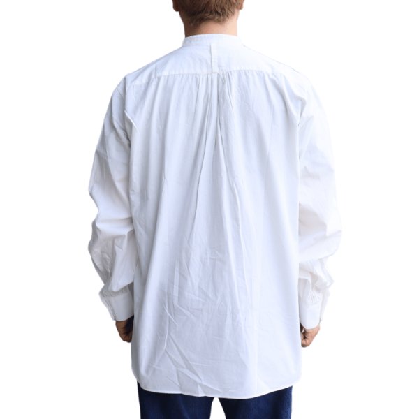 画像3: ORGUEIL オルゲイユ OR-5117 Rebuild White Shirt リビルドホワイトシャツ ブロードシャツ 二重仕様のカフス ワークシャツ ドレスシャツ 長袖シャツ long sleeve 前開き仕様Cotton100% 日本製 (3)