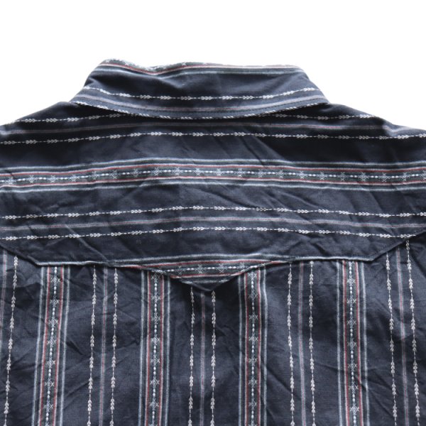 画像21: SUGAR CANE シュガーケーン SC29463 NATIVE AMERICAN DOBBY STRIPE L/S WESTERN SHIRT ネイティブアメリカドビーストライプ長袖ウエスタンシャツ 東洋エンタープライズ (21)