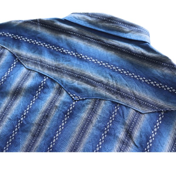 画像11: SUGAR CANE シュガーケーン SC29463 NATIVE AMERICAN DOBBY STRIPE L/S WESTERN SHIRT ネイティブアメリカドビーストライプ長袖ウエスタンシャツ 東洋エンタープライズ (11)