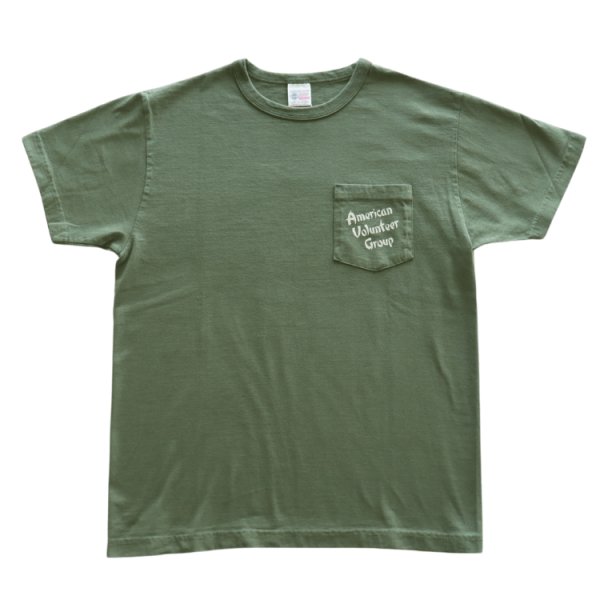 画像4: BUZZ RICKSON'S バズリクソンズ BR79581 S/S POCKET  T-SHIRT ポケットTシャツ「3rd SQ.AMERICAN VOLUNTEER GROUP」フライングタイガース サードスコードロン ヘルズエンジェル ミリタリー (4)