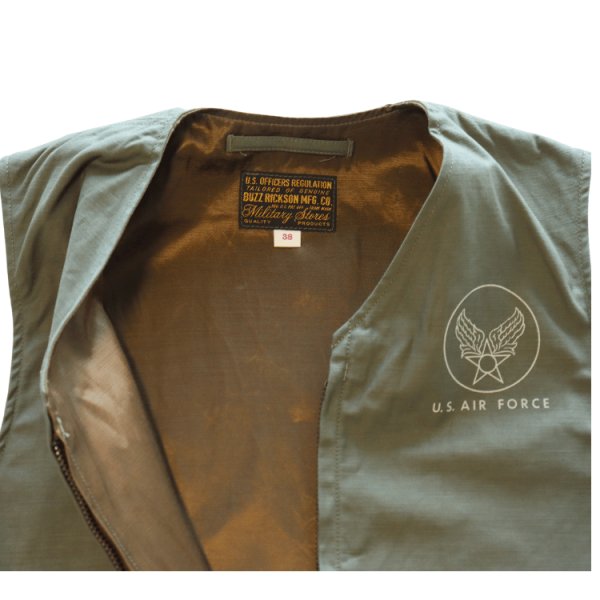 画像10: BUZZ RICKSON'S バズリクソンズ BR15693 / Type E-1 VEST “CIVILIAN MODEL”タイプE-1 シビリアン モデル ミリタリーベスト (10)