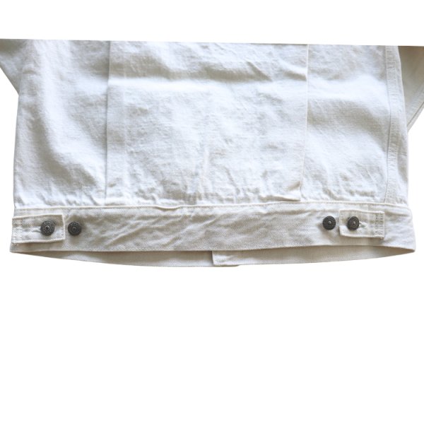 画像7: SUGAR CANE シュガーケーン SC15720 SUGAR CANE 13oz. WHITE DENIM JACKET 1953 MODEL　STANDARD DENIM（スタンダードデニム）2nd（セカンド）ホワイトデニム ジャケット (7)