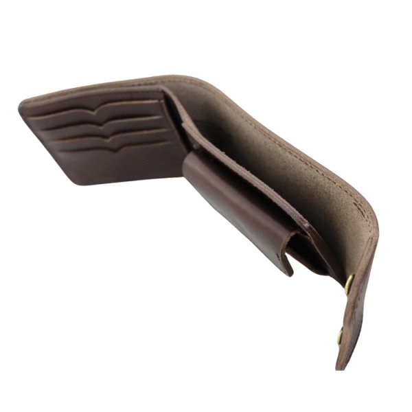 画像21: ART BROWN アートブラウン 二つ折り財布  VGW00141AB 財布 leather クロムエクセル ヴィンテージな雰囲気 日本製 Made in JAPAN (21)