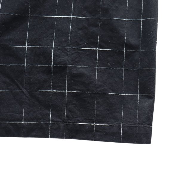 画像6: STUDIO D'ARTISAN ステュディオダルチザン  KYOUTO BLACK DYEING KASURI SHIRT 京黒紋付染 絣 半袖シャツ カジュアルシャツ 5720 「究極の黒」Made in JAPAN 日本製 (6)