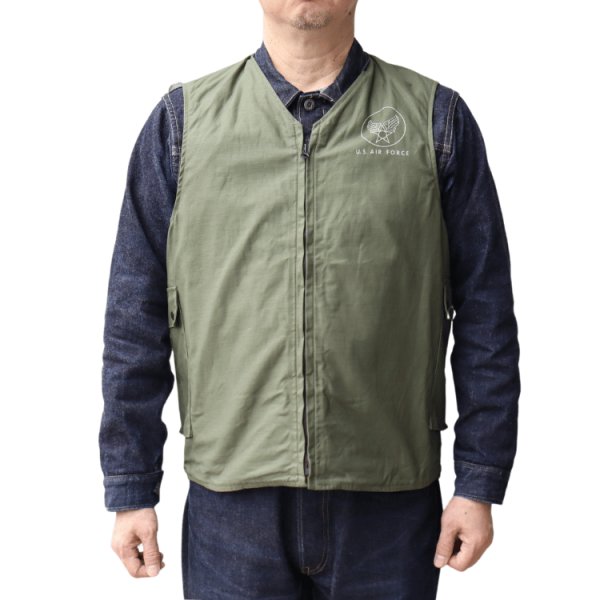 画像2: BUZZ RICKSON'S バズリクソンズ BR15693 / Type E-1 VEST “CIVILIAN MODEL”タイプE-1 シビリアン モデル ミリタリーベスト (2)