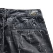 画像9: STUDIO D'ARTISAN ステュディオダルチザン 1900 KYOUTO BLACK DYEING KASURI SHORTS 京黒紋付染 絣 ショート パンツ 「究極の黒」Made in JAPAN (9)