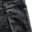 画像6: STUDIO D'ARTISAN ステュディオダルチザン 1900 KYOUTO BLACK DYEING KASURI SHORTS 京黒紋付染 絣 ショート パンツ 「究極の黒」Made in JAPAN (6)