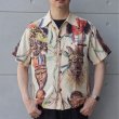 画像2: SUN SURF サンサーフ SS39481 SUN SURF SPECIAL EDITION “BATTLE MASK” ハワイアンシャツ アロハシャツ バトルマスク 半袖 日本製 made in japan (2)