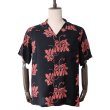 画像2: SUN SURF サンサーフ SS39412 RAYON HAWAIIAN SHIRT “CORAL HIBISCUS” レーヨンハワイアンシャツ  コーラルハイビスカス コーラルピンク 半袖 日本製 made in japan (2)