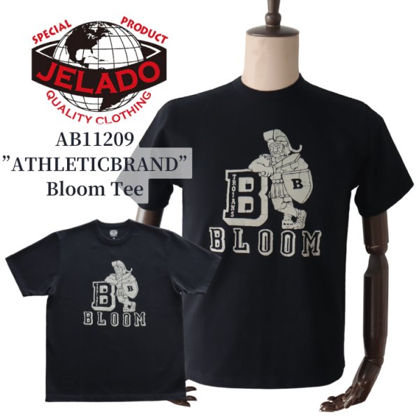 画像1: JELADO/ジェラード AB11209 JELADO”ATHLETIC BRAND”/ジェラード”アスレチックブランド” Bloom Tee/ブルームTee 2025SSコレクションTシャツ フロッキープリント コットン100% (1)