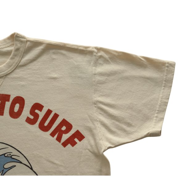 画像7: TOYS McCOY トイズマッコイ TMC2504 CASPER TEE "IT'S SAFE TO SURF" プリントTシャツ キャスパー ビッグウェイブ サーフボード キャバルリーハット 半袖Tシャツ コットン 100% 日本製 (7)