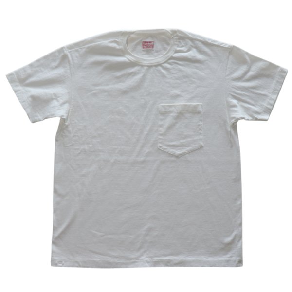 画像14: CUSHMAN クッシュマン SPECIAL POCKET TEE スペシャルポケットTee 天竺Tシャツ 半袖Tシャツ アメカジ カジュアル ドライタッチ ランドリーホール コットン100％ 空紡14番単糸(リサイクル糸) 日本製 (14)