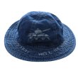 画像2: BUZZ RICKSON'S バズリクソンズ BR02850 HAT, WORKING, DENIM VINTAGE WASHED STENCIL  ARMY デニムハット Hell on Wheels 地獄の車輪 第2機甲師団 U.S. ARMYミリタリー グッズ ハット 帽子 (2)