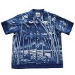 画像4: SUN SURF サンサーフ DK39452 DUKE KAHANAMOKU INDIGO COTTON HAWAIIAN SHIRT “COCONUT PALM & DIAMONDHEAD”ココナッツパーム＆ダイヤモンドヘッド ハワイアンシャツ アロハシャツ 半袖 日本製 made in japan (4)