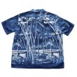 画像11: SUN SURF サンサーフ DK39452 DUKE KAHANAMOKU INDIGO COTTON HAWAIIAN SHIRT “COCONUT PALM & DIAMONDHEAD”ココナッツパーム＆ダイヤモンドヘッド ハワイアンシャツ アロハシャツ 半袖 日本製 made in japan (11)