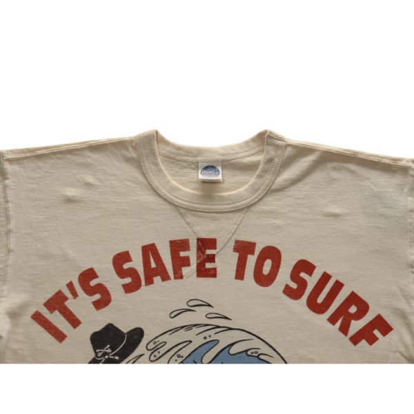 画像5: TOYS McCOY トイズマッコイ TMC2504 CASPER TEE "IT'S SAFE TO SURF" プリントTシャツ キャスパー ビッグウェイブ サーフボード キャバルリーハット 半袖Tシャツ コットン 100% 日本製 (5)