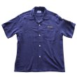 画像4: BUZZ RICKSON'S バズリクソンズ BR39510 U.S. NAVY RAYON LINEN OPEN SHIRT with CHAIN EMBROIDERED 1950年代 アメリカ海軍 駆逐艦 DD-574ジョン・ロジャース 退役軍人局パッチ レーヨンリネン オープンシャツ (4)