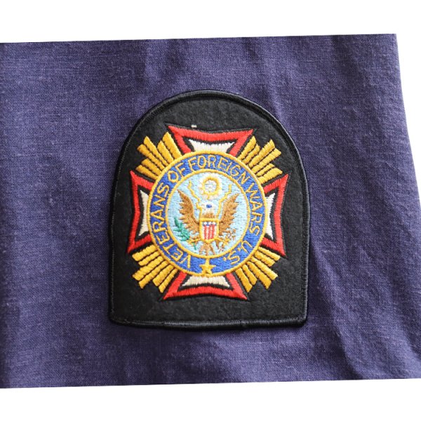 画像10: BUZZ RICKSON'S バズリクソンズ BR39510 U.S. NAVY RAYON LINEN OPEN SHIRT with CHAIN EMBROIDERED 1950年代 アメリカ海軍 駆逐艦 DD-574ジョン・ロジャース 退役軍人局パッチ レーヨンリネン オープンシャツ (10)