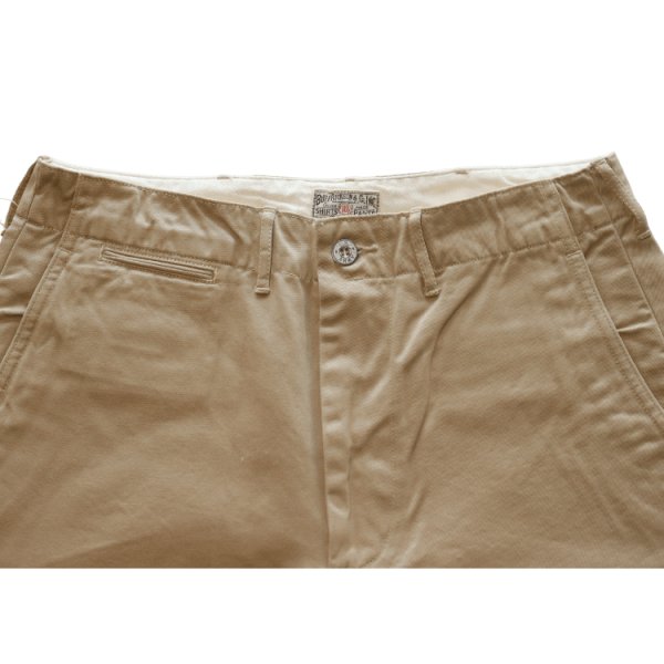 画像3: BUZZ RICKSON'S バズリクソンズ BR52381 EARLY MILITARY CHINOS (MOD.) 1945 MODEL SHORTS 短パン ショーツ 1945年型ミリタリーチノ U.S. ARMY ジッパーフライ 東洋エンタープライズ 日本製 (3)