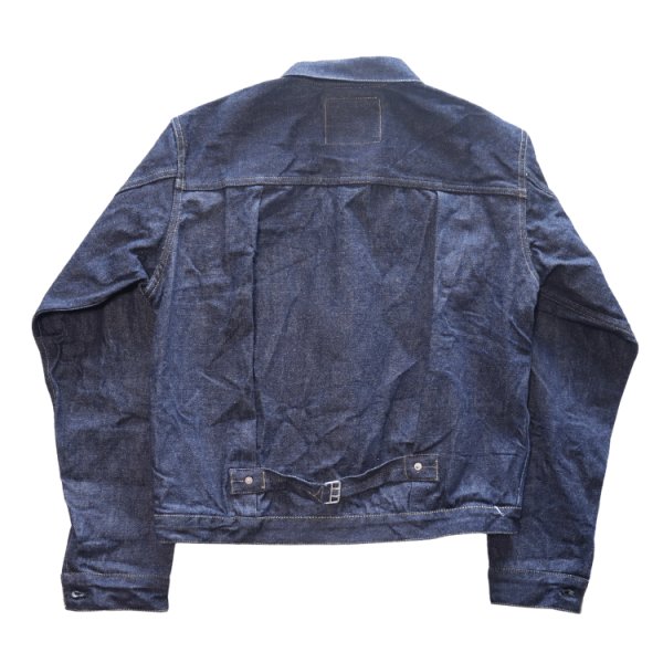 画像13: CUSHMAN  クッシュマン 21393 13.5oz. XX DENIM FIRST MODEL 1st Type Gジャン デニムジャケット CUSHMANオリジナルタックボタン 山羊革パッチ 鉄製2本針SOLIDE針刺しバックル ONE WASH ワンウォッシュ (13)