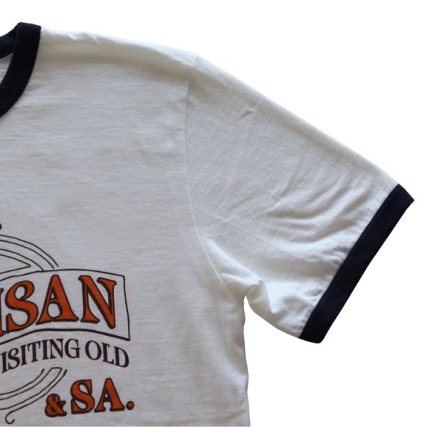 画像6: STUDIO D'ARTISAN ステュディオダルチザン 8177 “リンガープリントTシャツ” アメカジ  Tシャツ リンガーTシャツ 半袖Tシャツ トップス コットン１００％ MADE IN JAPAN 日本製 (6)