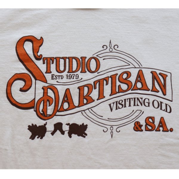 画像8: STUDIO D'ARTISAN ステュディオダルチザン 8177 “リンガープリントTシャツ” アメカジ  Tシャツ リンガーTシャツ 半袖Tシャツ トップス コットン１００％ MADE IN JAPAN 日本製 (8)