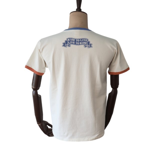 画像3: TOYS McCOY トイズマッコイ TMC2522 TOYS McCOY × SNOOPY TEE ウッドストック "ライド・トゥー・ライブ・1969" ウッドストック・フェスティバル イージーライダー 半袖Tシャツ コットン 100% 日本製 (3)