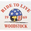 画像9: TOYS McCOY トイズマッコイ TMC2522 TOYS McCOY × SNOOPY TEE ウッドストック "ライド・トゥー・ライブ・1969" ウッドストック・フェスティバル イージーライダー 半袖Tシャツ コットン 100% 日本製 (9)