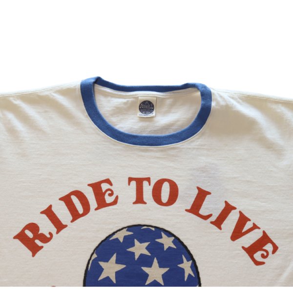 画像5: TOYS McCOY トイズマッコイ TMC2522 TOYS McCOY × SNOOPY TEE ウッドストック "ライド・トゥー・ライブ・1969" ウッドストック・フェスティバル イージーライダー 半袖Tシャツ コットン 100% 日本製 (5)