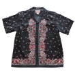 画像4: SUGAR CANE シュガーケーン SC39466 NATIVE AMERICAN BANDANA PRINT OPEN SHIRT ネイティブアメリカンバンダナプリントオープンシャツ 1960年代インディアンモチーフ 東洋エンタープライズ (4)