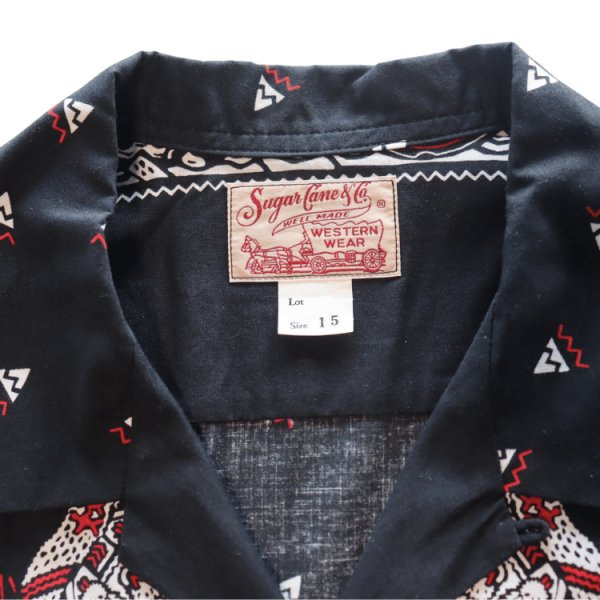 画像12: SUGAR CANE シュガーケーン SC39466 NATIVE AMERICAN BANDANA PRINT OPEN SHIRT ネイティブアメリカンバンダナプリントオープンシャツ 1960年代インディアンモチーフ 東洋エンタープライズ (12)