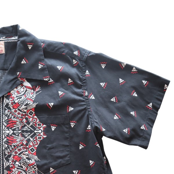 画像6: SUGAR CANE シュガーケーン SC39466 NATIVE AMERICAN BANDANA PRINT OPEN SHIRT ネイティブアメリカンバンダナプリントオープンシャツ 1960年代インディアンモチーフ 東洋エンタープライズ (6)