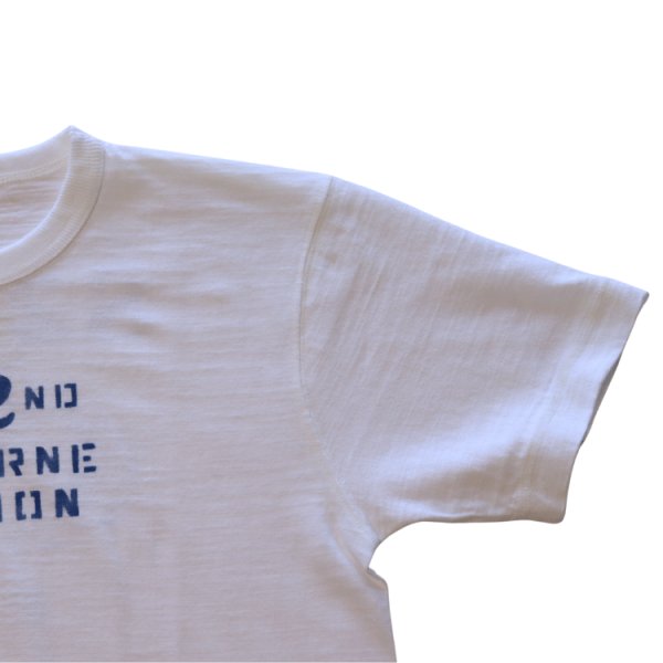 画像6: BUZZ RICKSON'S バズリクソンズ BR79564 SLUB YARN T-SHIRT "82nd AIRBORNE DIV."スラブヤーン Tシャツ 丸胴ボディ 天竺ニット プリントTシャツ ステンシル仕上げ ミリタリー コットン100% 日本製 (6)