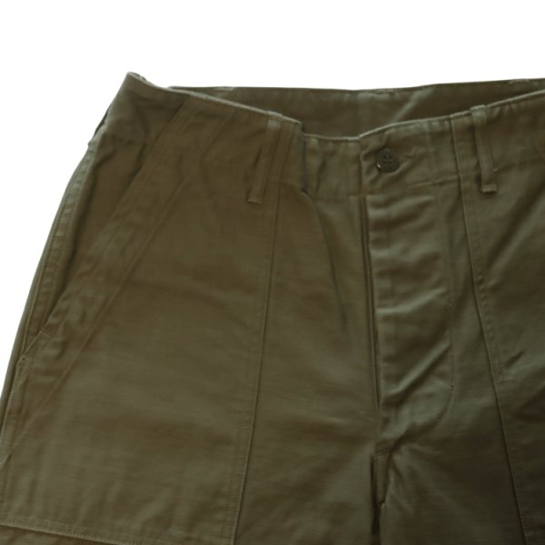 画像5: BUZZ RICKSON'S バズリクソンズ BR51735 TROUSERS, MEN'S, COTTON SATEEN OLIVE GREEN QM SHADE 107, TYPE I, CLASS SHORTS ミリタリーパンツ ショーツ 短パン アメリカ軍ミリタリー 東洋エンタープライズ 日本製 (5)